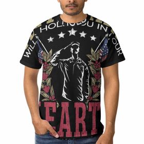 AILLOSA FLAG-84 3D Baskılı Desenli Kısa Kollu Erkek T-shirt