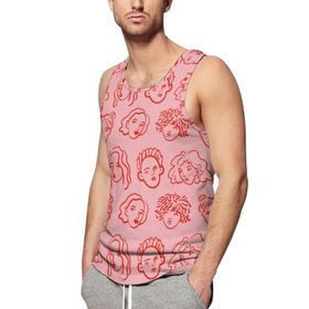 AILLOSA Fun-Top Relax Tembel Hayvan Baskılı Yazlık GFY-25 Erkek Atlet