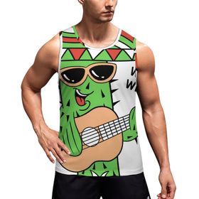 AILLOSA Fun-Top Relax Tembel Hayvan Baskılı Yazlık TH-185 Erkek Atlet