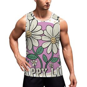 AILLOSA Fun-Top Relax Tembel Hayvan Baskılı Yazlık TH-327 Erkek Atlet