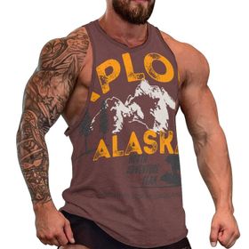 AILLOSA Fun-Top Relax Tembel Hayvan Baskılı Yazlık TH-489 Erkek Atlet