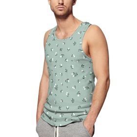 AILLOSA Fun-Top Relax Tembel Hayvan Baskılı Yazlık YH-225 Erkek Atlet