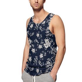 AILLOSA Fun-Top Relax Tembel Hayvan Baskılı Yazlık YH-238 Erkek Atlet