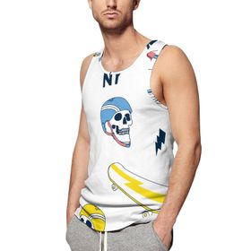 AILLOSA Fun-Top Relax Tembel Hayvan Baskılı Yazlık YH-328 Erkek Atlet