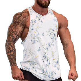 AILLOSA Fun-Top Relax Tembel Hayvan Baskılı Yazlık YH-334 Erkek Atlet