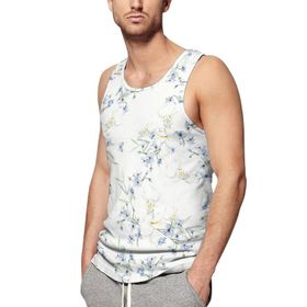 AILLOSA Fun-Top Relax Tembel Hayvan Baskılı Yazlık YH-334 Erkek Atlet