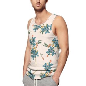 AILLOSA Fun-Top Relax Tembel Hayvan Baskılı Yazlık YH-345 Erkek Atlet