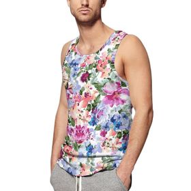 AILLOSA Fun-Top Relax Tembel Hayvan Baskılı Yazlık YH-351 Erkek Atlet