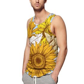 AILLOSA Fun-Top Relax Tembel Hayvan Baskılı Yazlık YH-374 Erkek Atlet