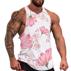 AILLOSA Fun-Top Relax Tembel Hayvan Baskılı Yazlık YH-383 Erkek Atlet