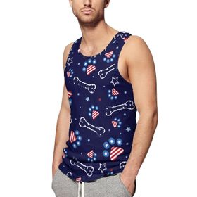AILLOSA Fun-Top Relax Tembel Hayvan Baskılı Yazlık YH-397 Erkek Atlet
