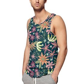 AILLOSA Fun-Top Relax Tembel Hayvan Baskılı Yazlık YH-413 Erkek Atlet