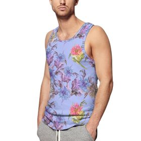 AILLOSA Fun-Top Relax Tembel Hayvan Baskılı Yazlık YH-421 Erkek Atlet