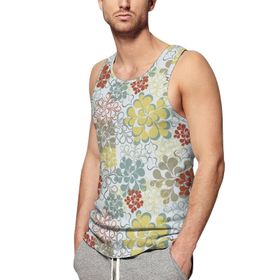 AILLOSA Fun-Top Relax Tembel Hayvan Baskılı Yazlık YH-427 Erkek Atlet