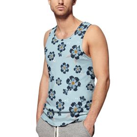 AILLOSA Fun-Top Relax Tembel Hayvan Baskılı Yazlık YH-439 Erkek Atlet