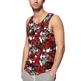 AILLOSA Fun-Top Relax Tembel Hayvan Baskılı Yazlık YH-45 Erkek Atlet