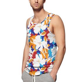 AILLOSA Fun-Top Relax Tembel Hayvan Baskılı Yazlık YH-459 Erkek Atlet