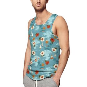 AILLOSA Fun-Top Relax Tembel Hayvan Baskılı Yazlık YH-469 Erkek Atlet
