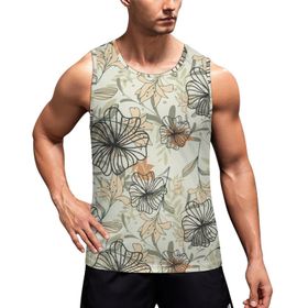 AILLOSA Fun-Top Relax Tembel Hayvan Baskılı Yazlık YH-589 Erkek Atlet