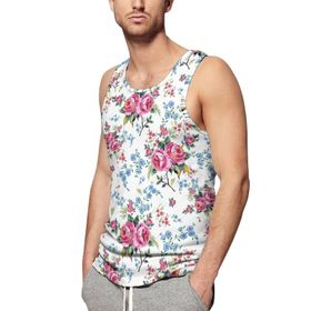 AILLOSA Fun-Top Relax Tembel Hayvan Baskılı Yazlık YH-59 Erkek Atlet
