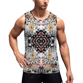 AILLOSA Fun-Top Relax Tembel Hayvan Baskılı Yazlık YH-613 Erkek Atlet