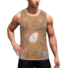 AILLOSA Fun-Top Relax Tembel Hayvan Baskılı Yazlık YH-699 Erkek Atlet