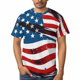 AILLOSA GF-09 3D Baskılı Desenli Kısa Kollu Erkek T-shirt
