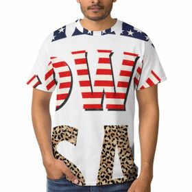 AILLOSA GF-23 3D Baskılı Desenli Kısa Kollu Erkek T-shirt