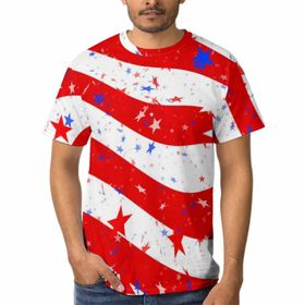AILLOSA GF-25 3D Baskılı Desenli Kısa Kollu Erkek T-shirt