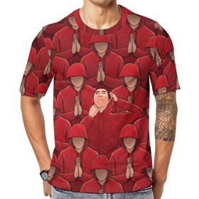 AILLOSA GFY02 Baskılı Desenli Kısa Kollu Unisex T-shirt