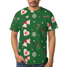 AILLOSA GFY03 3D Baskılı Desenli Kısa Kollu Erkek T-shirt