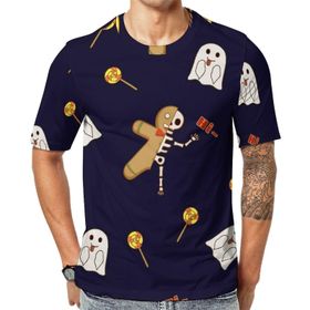 AILLOSA GFY06 Baskılı Desenli Kısa Kollu Unisex T-shirt