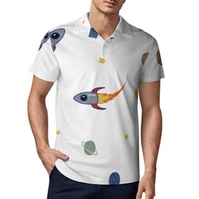 AILLOSA GFY10 3D Baskılı Desen Kısa kollu Polo Yaka Erkek T-shirt