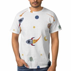 AILLOSA GFY10 3D Baskılı Desenli Kısa Kollu Erkek T-shirt