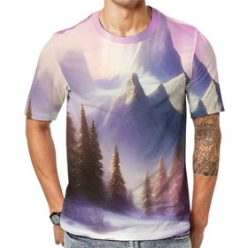 AILLOSA GFY17 Baskılı Desenli Kısa Kollu Unisex T-shirt
