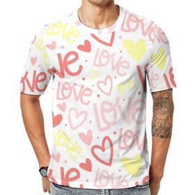 AILLOSA GFY18 Baskılı Desenli Kısa Kollu Unisex T-shirt