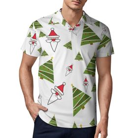 AILLOSA GFY21 3D Baskılı Desen Kısa kollu Polo Yaka Erkek T-shirt