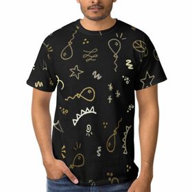 AILLOSA GFY22 3D Baskılı Desenli Kısa Kollu Erkek T-shirt