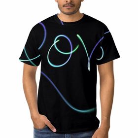 AILLOSA GFY23 3D Baskılı Desenli Kısa Kollu Erkek T-shirt