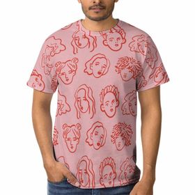 AILLOSA GFY25 3D Baskılı Desenli Kısa Kollu Erkek T-shirt