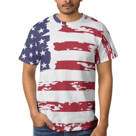 AILLOSA GFY27 3D Baskılı Desenli Kısa Kollu Erkek T-shirt