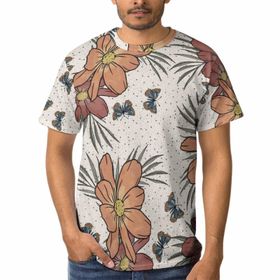 AILLOSA GFY28 3D Baskılı Desenli Kısa Kollu Erkek T-shirt