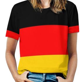 AILLOSA GFY31 Tamamı Baskılı Kısa Kollu Yuvarlak Yaka Kadın T-shirt