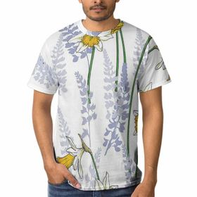 AILLOSA GFY34 3D Baskılı Desenli Kısa Kollu Erkek T-shirt