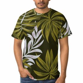 AILLOSA H-92 3D Baskılı Desenli Kısa Kollu Erkek T-shirt