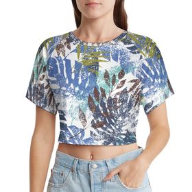 AILLOSA Racerback Bisiklet Yaka Kısa Kol YH-219 Kadın T-shirt