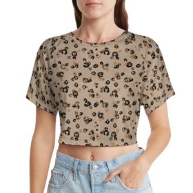 AILLOSA Racerback Bisiklet Yaka Kısa Kol YH-486 Kadın T-shirt