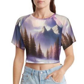 AILLOSA Racerback Tank Top Yuvarlak Yaka Kısa Kol GFY-17 Kadın T-shirt