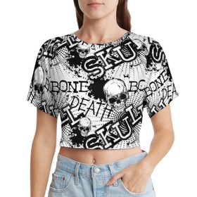 AILLOSA Racerback Tank Top Yuvarlak Yaka Kısa Kol GFY-19 Kadın T-shirt