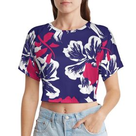 AILLOSA Racerback Tank Top Yuvarlak Yaka Kısa Kol GFY-30 Kadın T-shirt